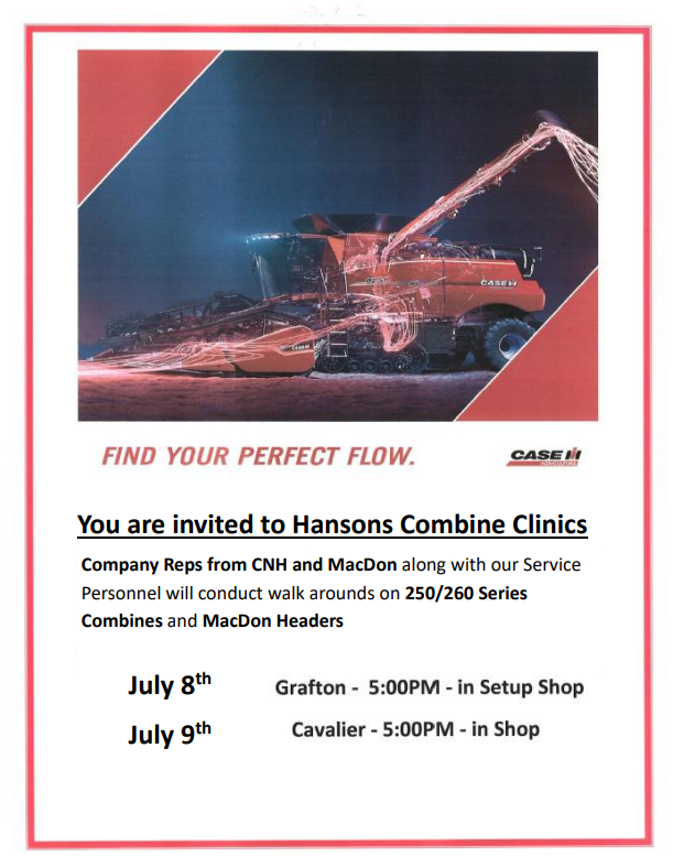 Hansons Combine Clinics