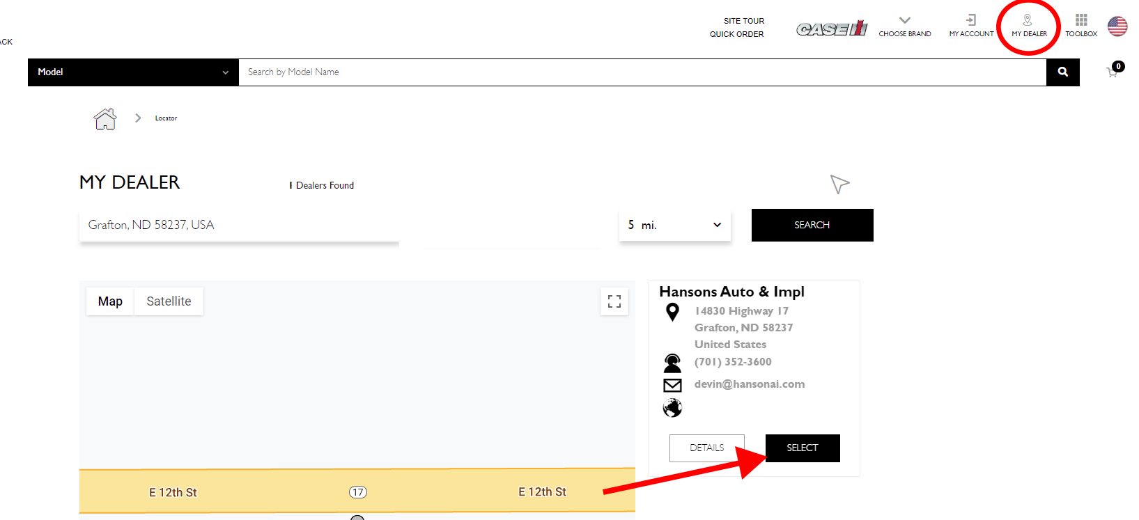 Hansons Auto & Implement North Dakota Parts